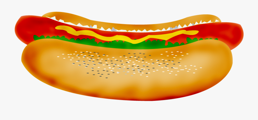 Hot Dog Clipart Free - Hotdog Clip Art Transparent, Transparent Clipart