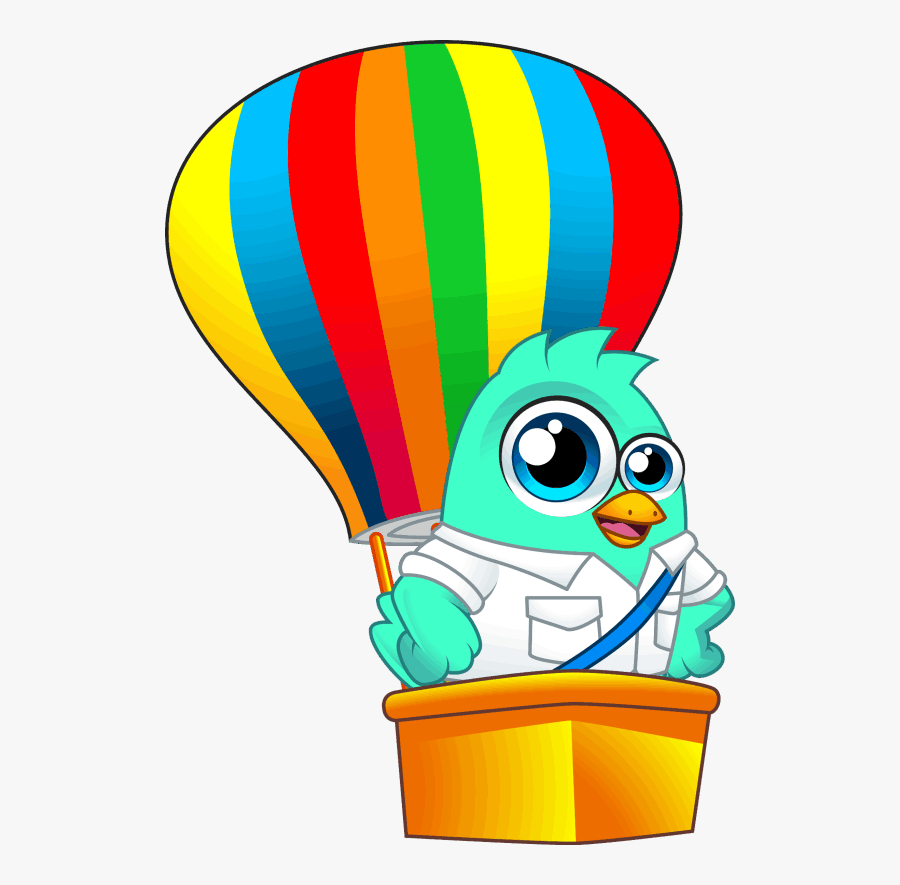 Hot Air Balloon Clipart - Cartoon, Transparent Clipart