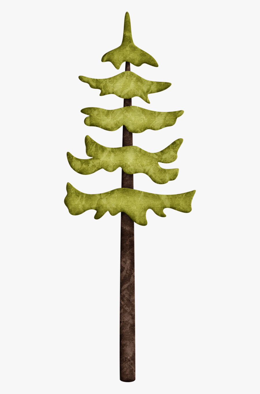 Woodland Pine Tree Clipart, Transparent Clipart
