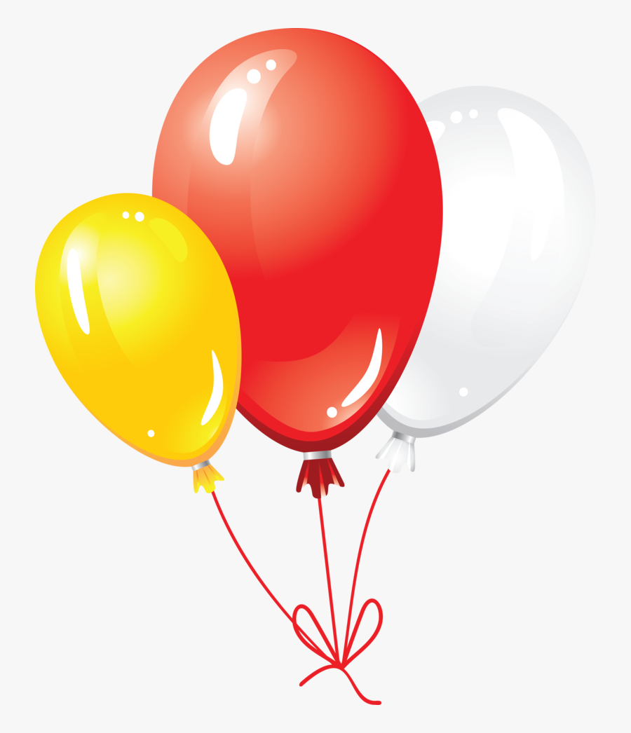Balloon,party Supply,clip Art,graphics - Red And Yellow Balloon Clipart, Transparent Clipart