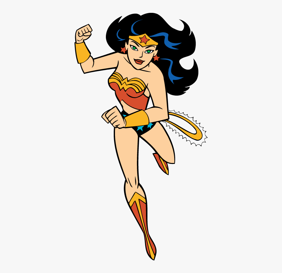 Comic Book Style Lady Laughing Clipart - Wonder Woman Vector Png, Transparent Clipart