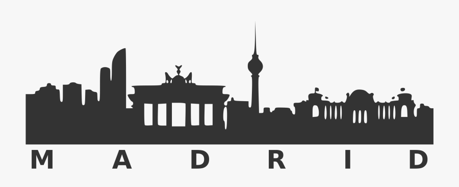 Transparent City Clip Art - Skyline Berlin Vector Free, Transparent Clipart