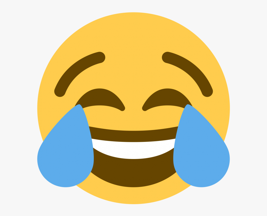 Joy Emoji Twitter, Transparent Clipart