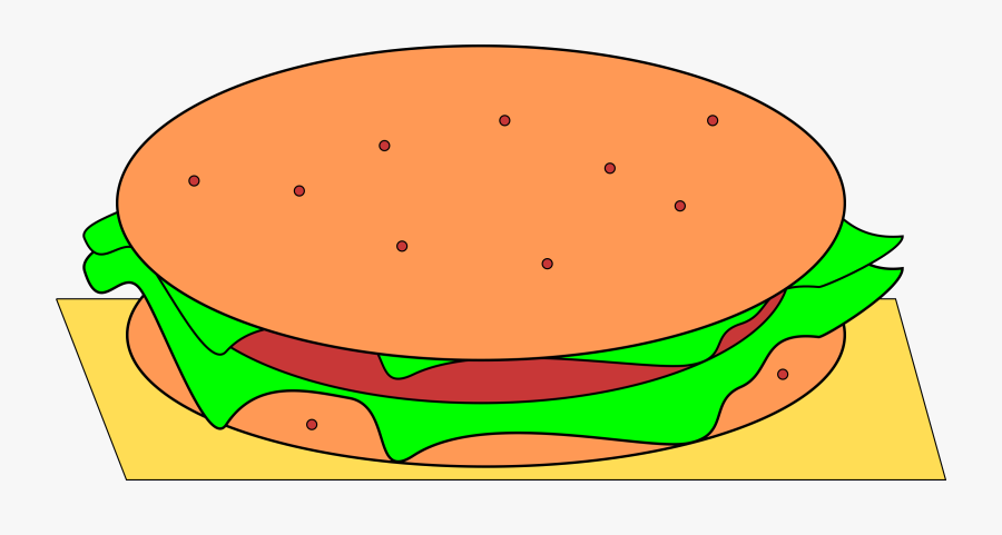Hamburger Clipart, Transparent Clipart
