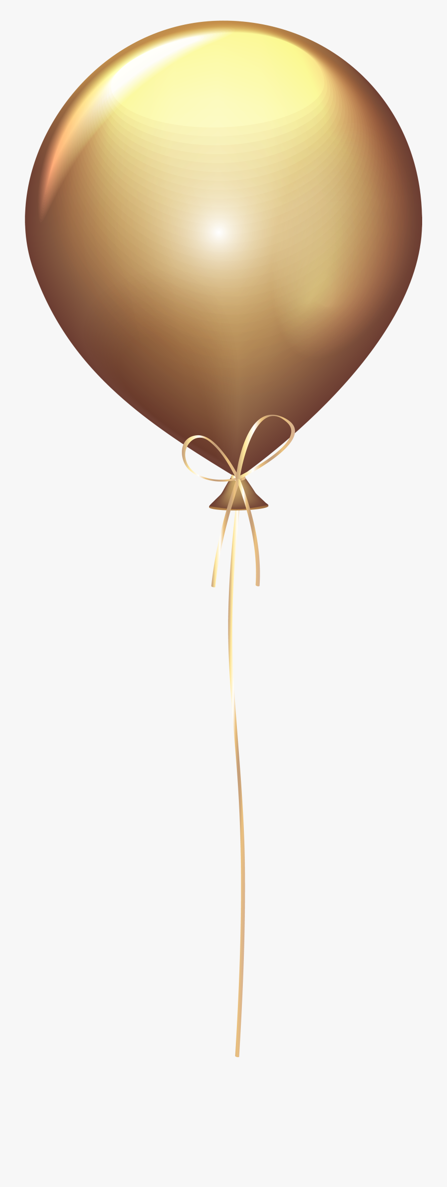 Transparent Clip Art Image - Golden Balloon Png Transparent, Transparent Clipart