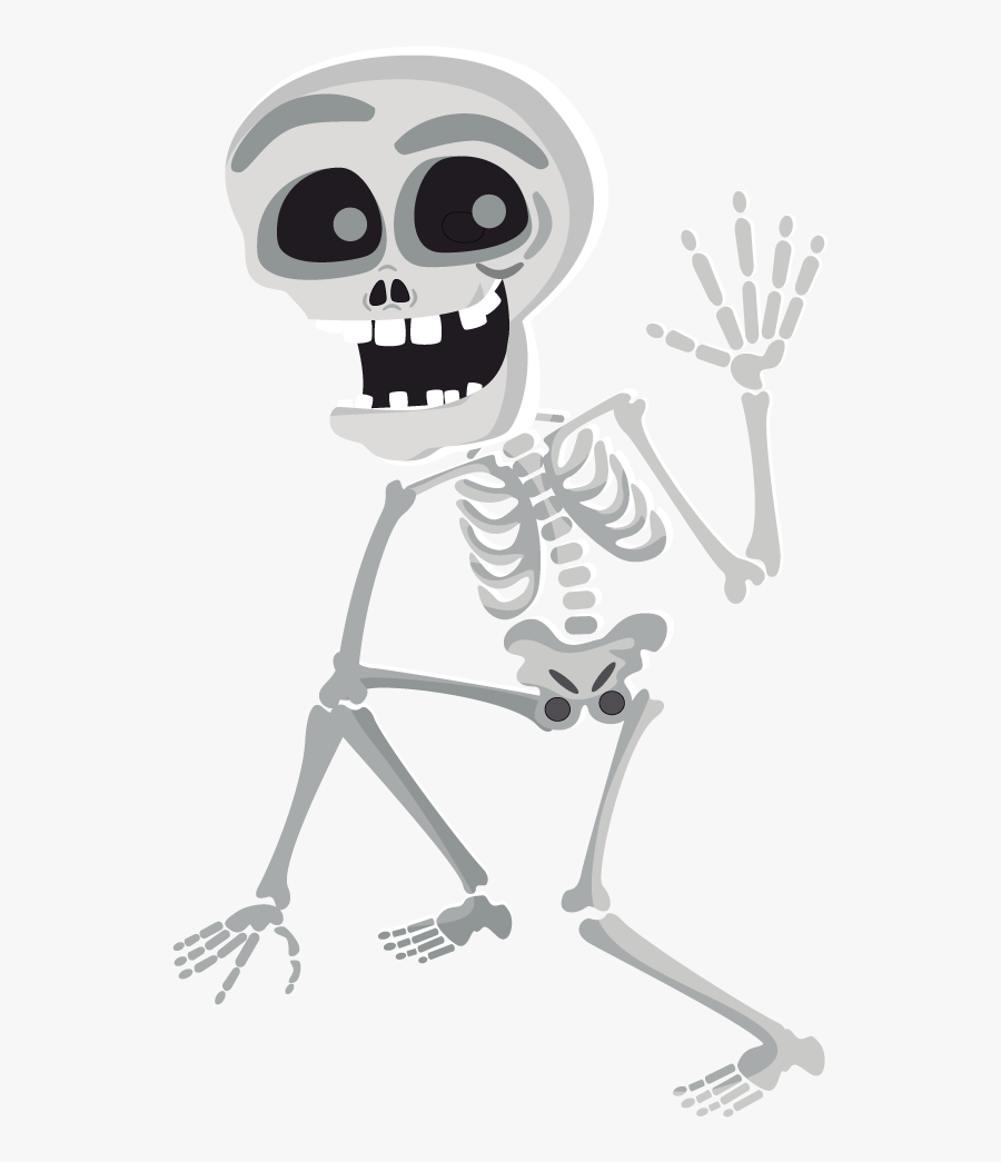 Skeleton Clipart Free Download Clip Art On - Cartoon Skeletons Transparent Background, Transparent Clipart