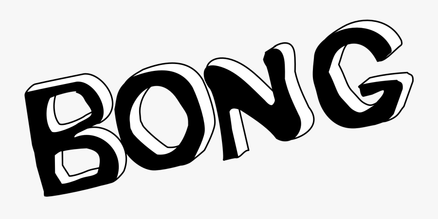 Transparent Figurative Language Clipart - Bong Onomatopoeia, Transparent Clipart