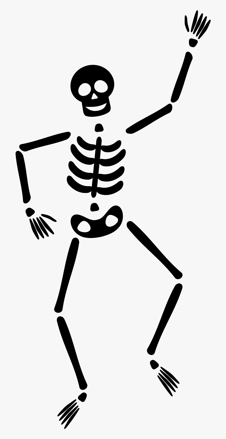 Dancing Skeleton Clipart - Skeleton Clipart, Transparent Clipart