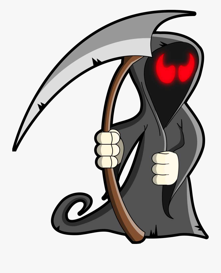 Skeleton Clipart - Clipart Grim Reaper, Transparent Clipart