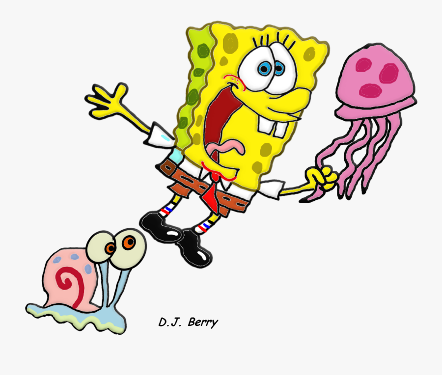 Spongebob Clipart Jellyfish - Jellyfish Spongebob Clipart Png, Transparent Clipart