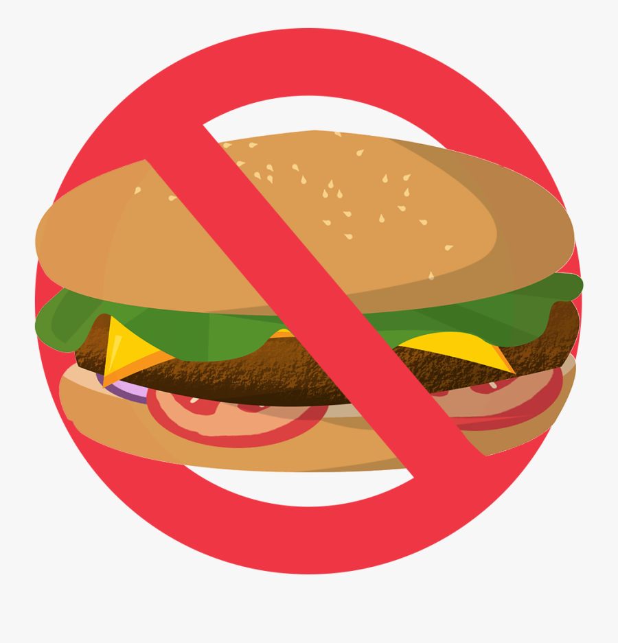 Hamburger Clipart Burger Layer - Fast Food, Transparent Clipart