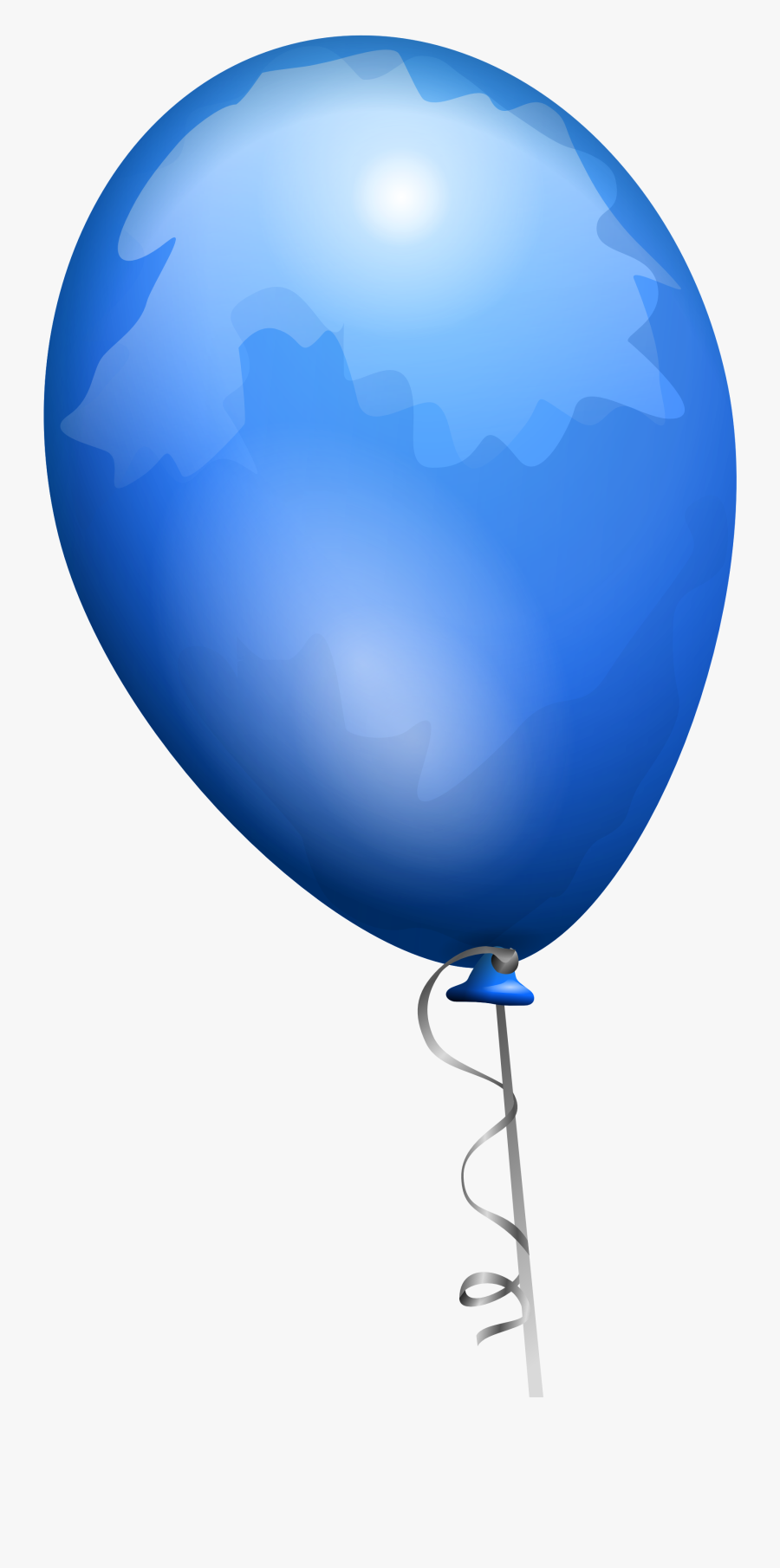 Blue Balloon - Balloon Clip Art, Transparent Clipart