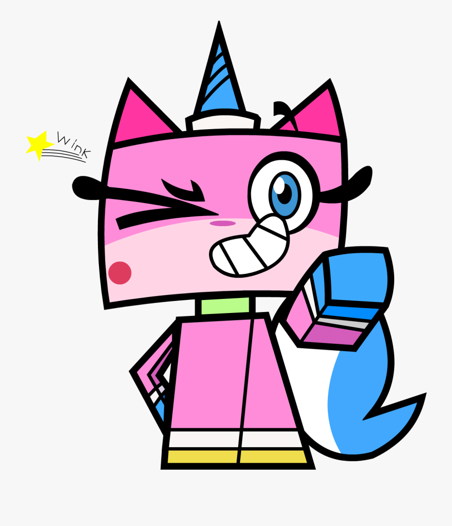 Princess Unikitty 2017 Wink Colored By F T Bing Lin - Princess Uni Kitty, Transparent Clipart