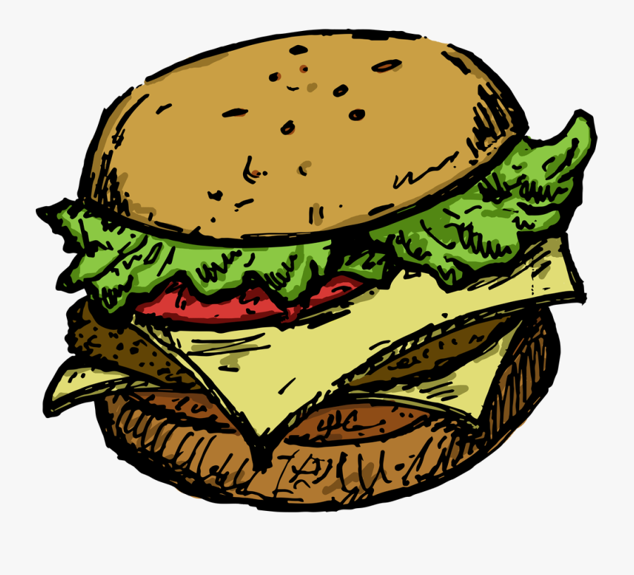 Toad Clipart Hamburger Cheeseburger Patty Png - Cheeseburger, Transparent Clipart