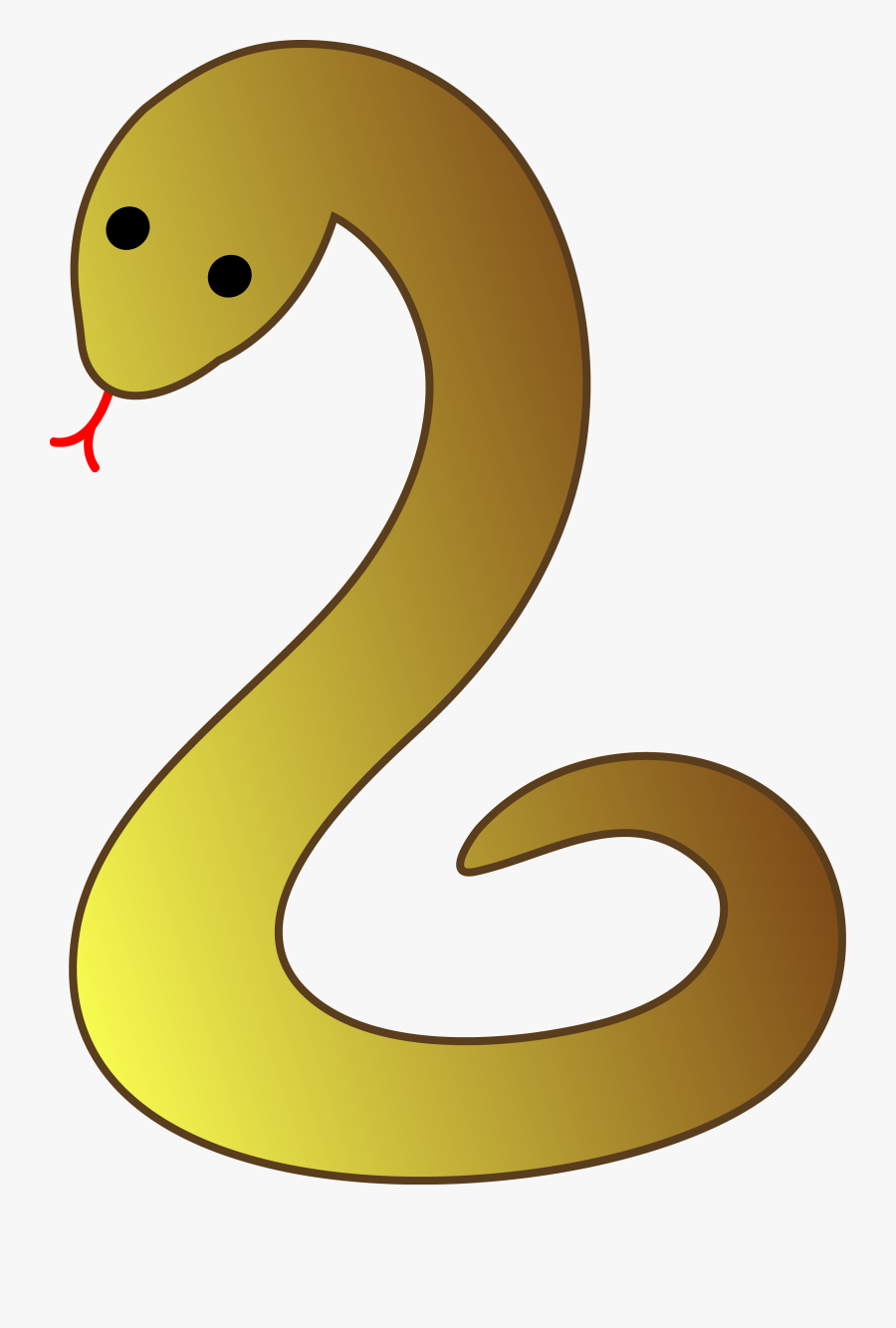 Brown Snake Clipart, Transparent Clipart
