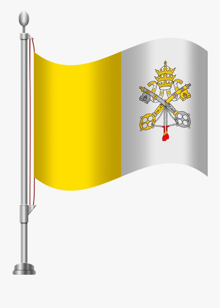 Vatican City Flag Png Clip Art Clipart Image - Dominican Republic Flag Clipart, Transparent Clipart