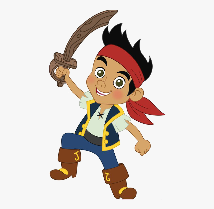 Pirate Skeleton Clipart - Jake And The Never Land Pirates Jake, Transparent Clipart