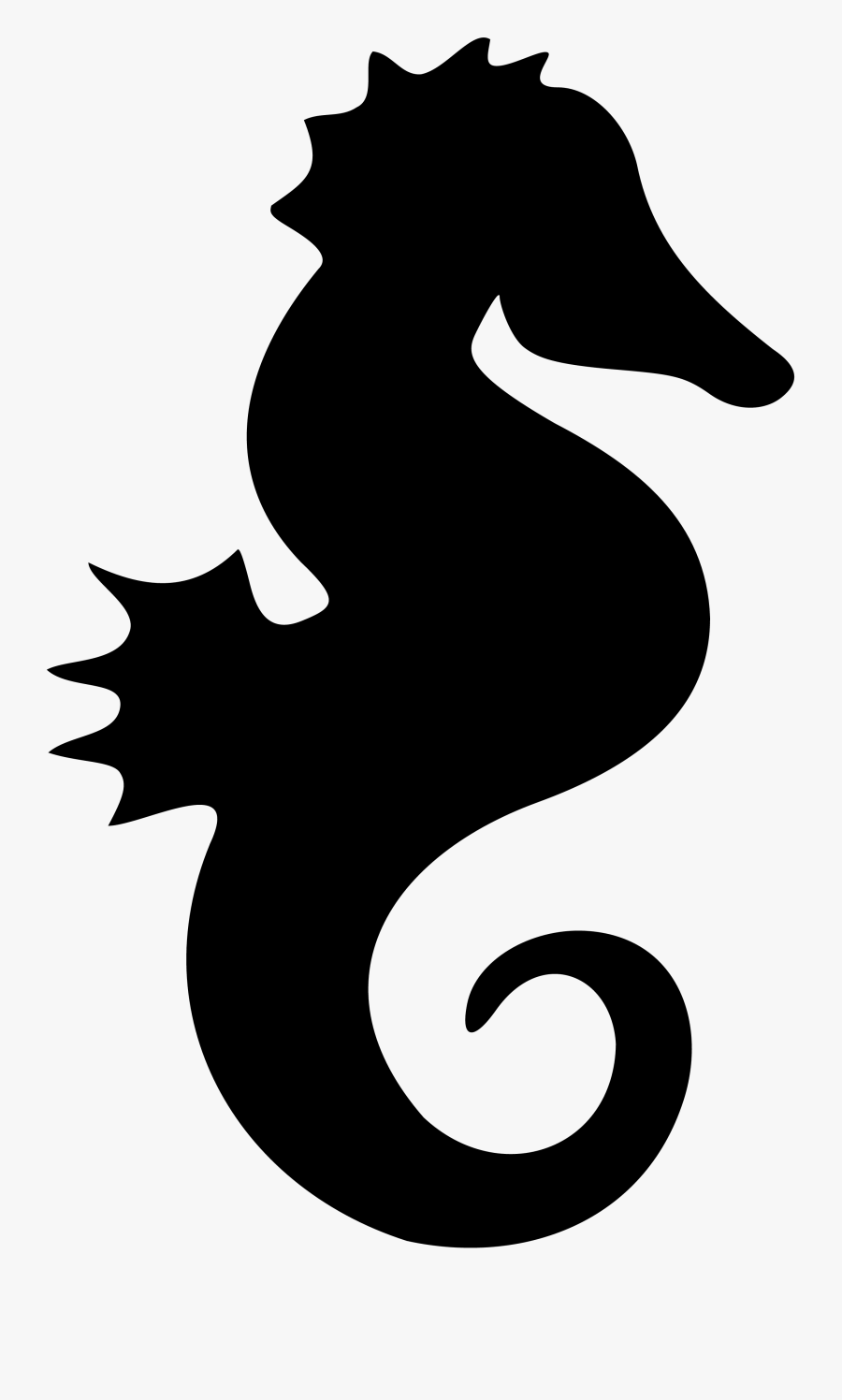 Download Jellyfish Clipart Seahorse Seahorse Silhouette Svg Free Transparent Clipart Clipartkey