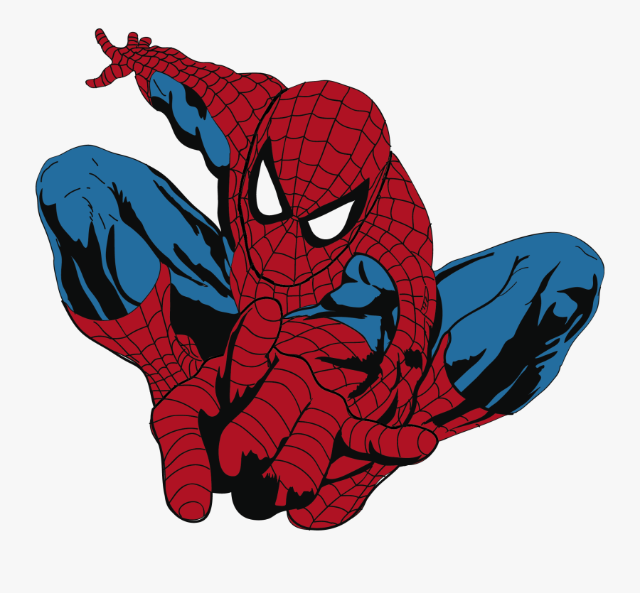 Spiderman Clipart Template - Spider Man Free Vector, Transparent Clipart