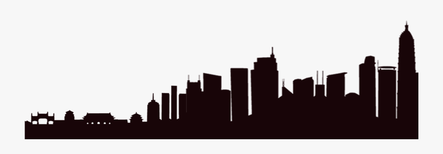 City Building Silhouette At Getdrawings - Silhouette Building Vector Png, Transparent Clipart