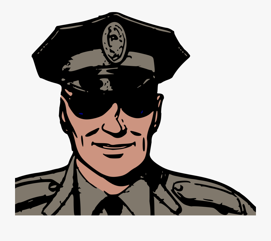 Police In Sunglasses - Police Clip Art, Transparent Clipart