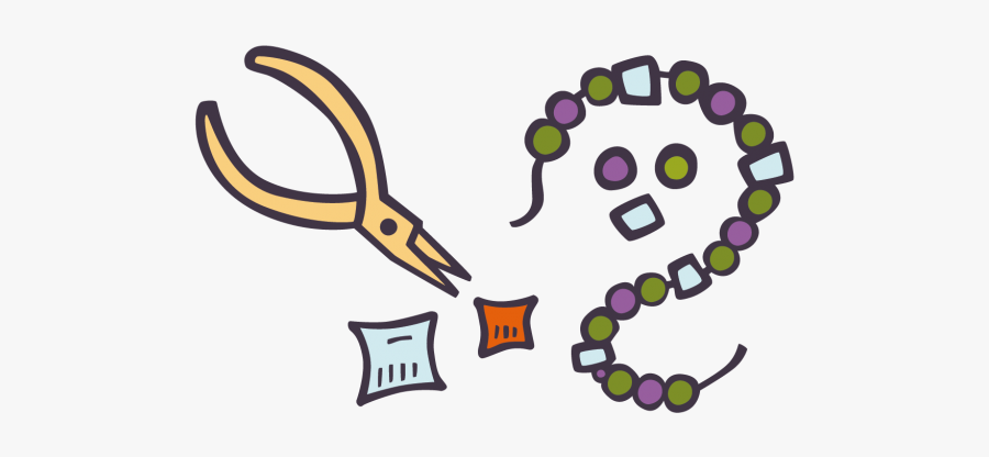 Mosaic And Beading Classes Available At Straightcurves - Beading Clipart, Transparent Clipart