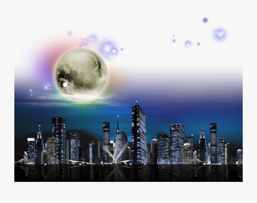 Transparent City Clipart Png - Night, Transparent Clipart