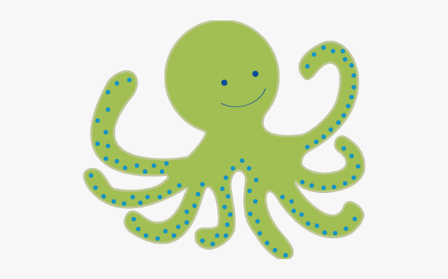 Octopus Clipart Jellyfish - Cute Octopus Clip Art, Transparent Clipart