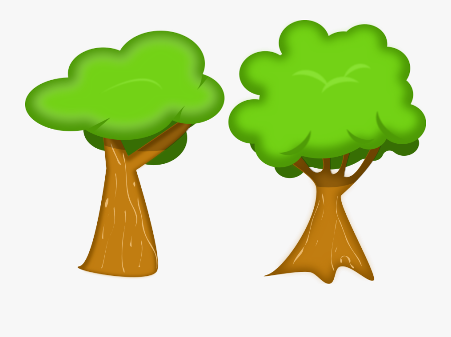 Soft Trees Clipart - Trees Clip Art, Transparent Clipart