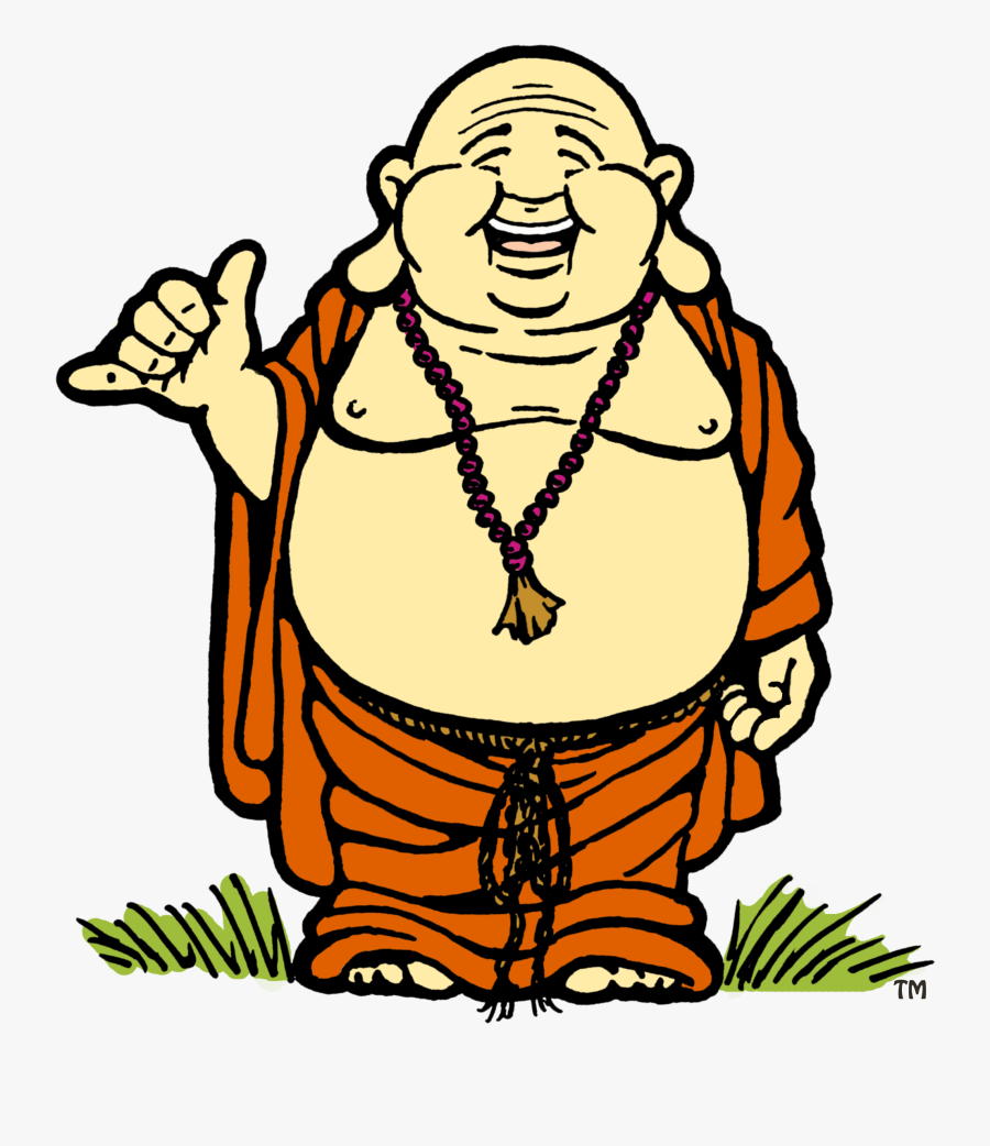 Free Buddha Cartoon Pictures - Happy Buddha Cartoon, Transparent Clipart