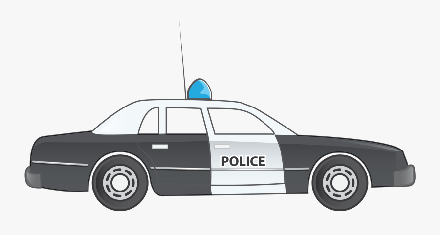 Police Car Clip Art - Transparent Animated Police Car, Transparent Clipart
