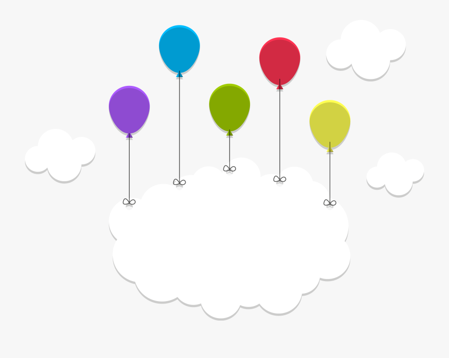 Clipart Clouds Balloon - Balloon, Transparent Clipart