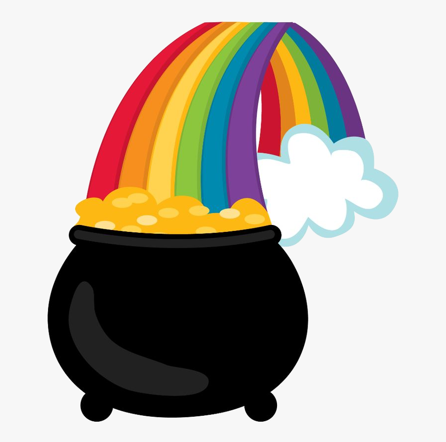 March Clipart Free Best On Transparent Png - Rainbow Pot Of Gold Clipart, Transparent Clipart