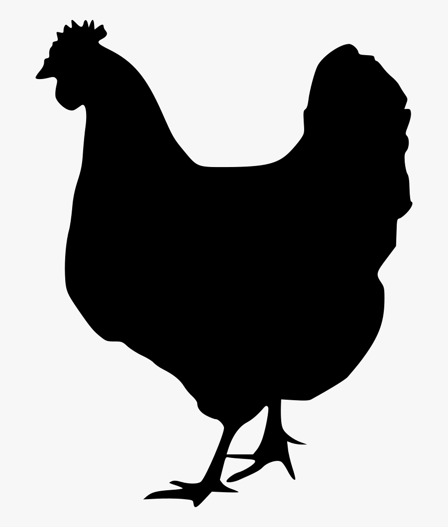 Hen Vector Svg Silhouette Chicken Clipart Free Transparent Clipart ...