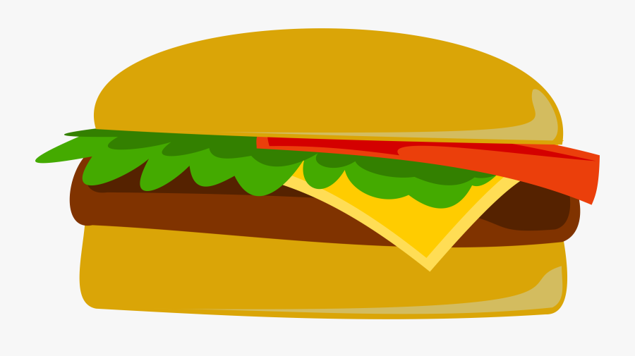 Burger Man Cliparthot Bbq - Fast Food, Transparent Clipart