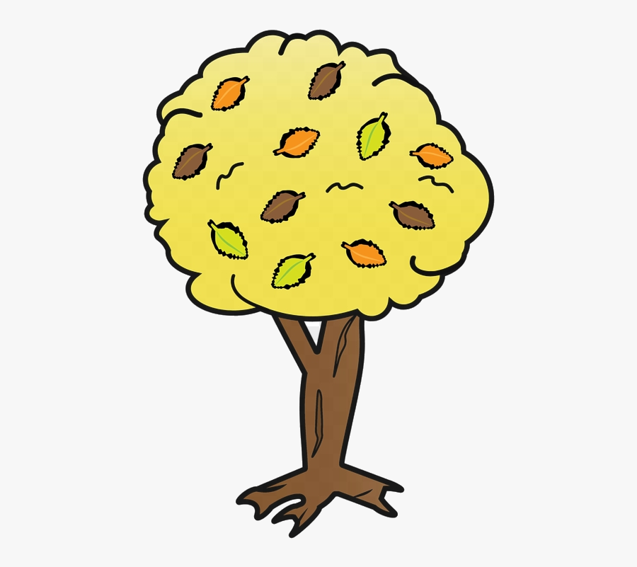 Fall Tree Trees Clipart Buy Clip Art Yellow Free Transparent - Portable Network Graphics, Transparent Clipart