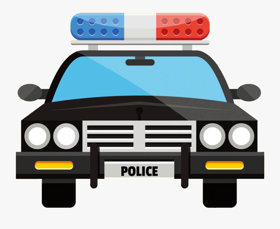 Police Car Clip Art - Transparent Police Car Lights, Transparent Clipart