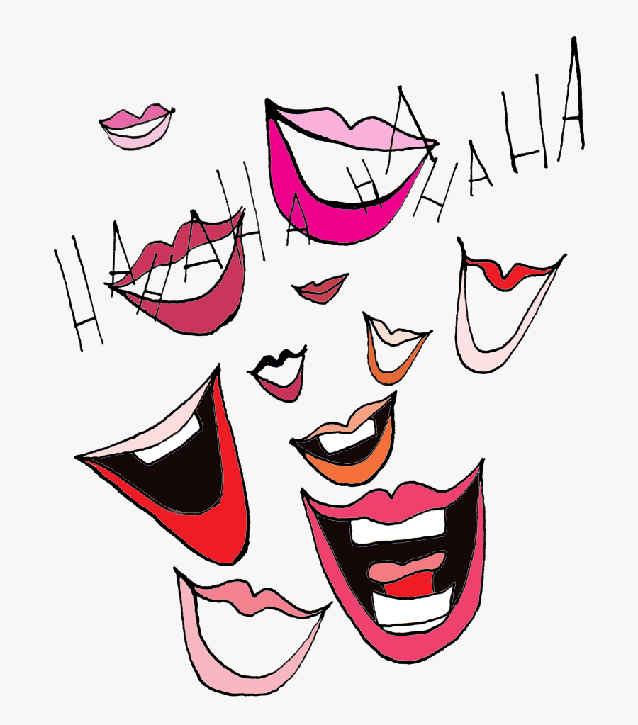 Not Worth The Crying - Cartoon Laughing Mouths, Transparent Clipart