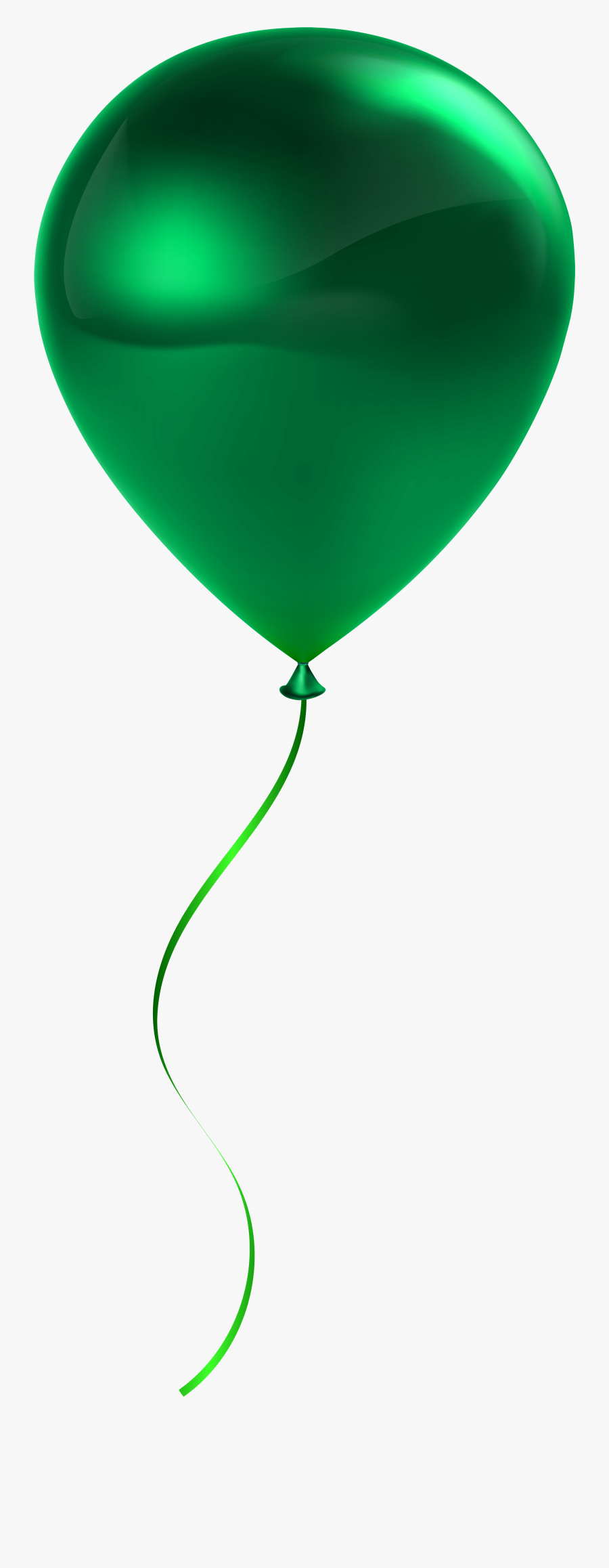 Single Green Balloon Transparent Clip Artu200b Gallery - Green Balloon Clipart Transparent, Transparent Clipart