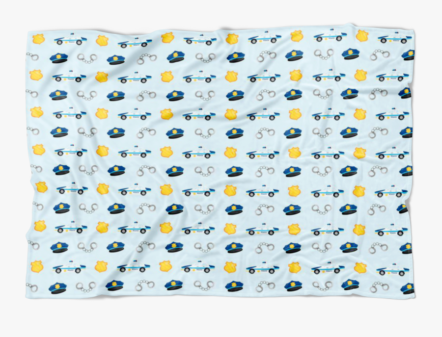Little Leo Police Clipart Fleece Baby Blanket - Circle, Transparent Clipart