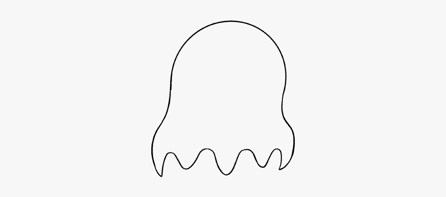 How To Draw Jellyfish - Line Art, Transparent Clipart
