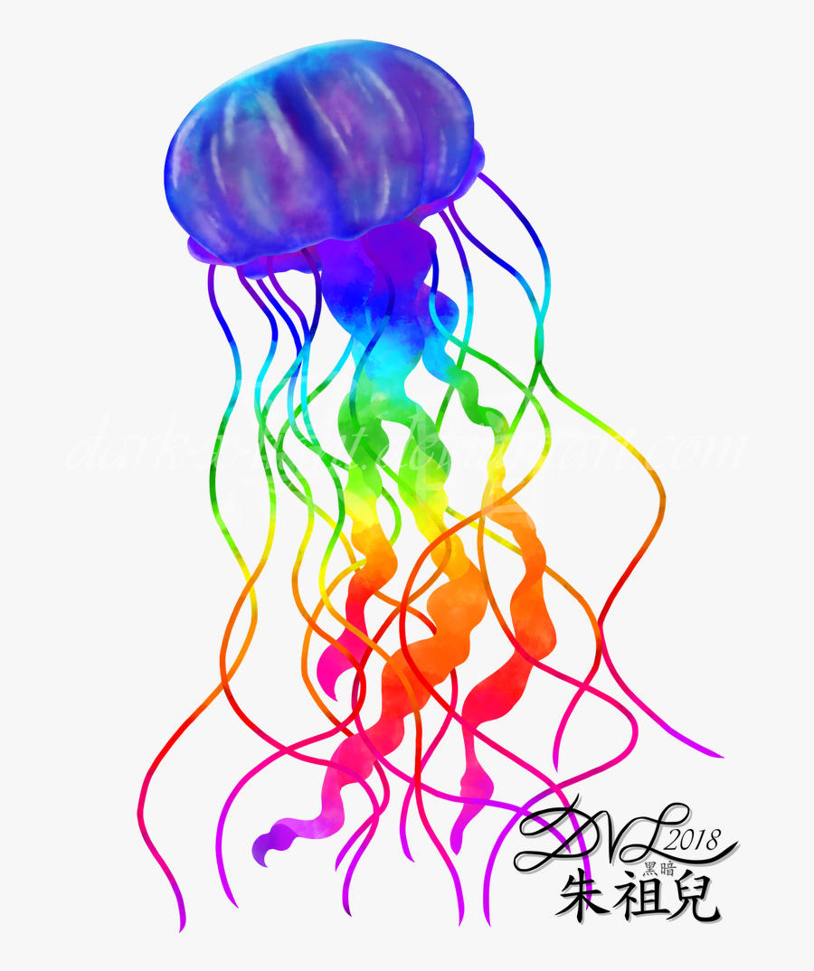 Biology Drawing Jellyfish - Jellyfish, Transparent Clipart