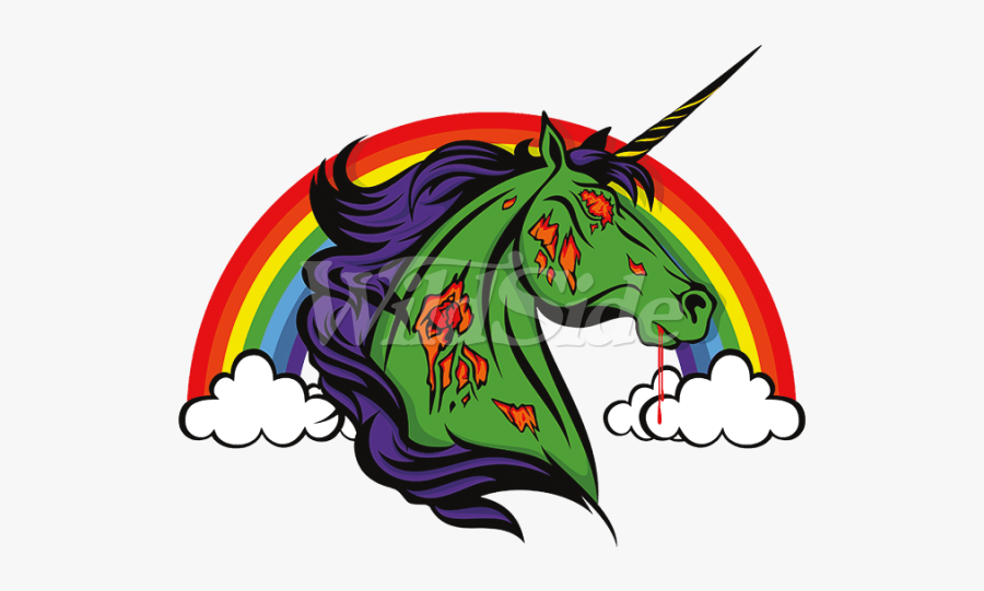 Skeleton Clipart Unicorn - Illustration, Transparent Clipart