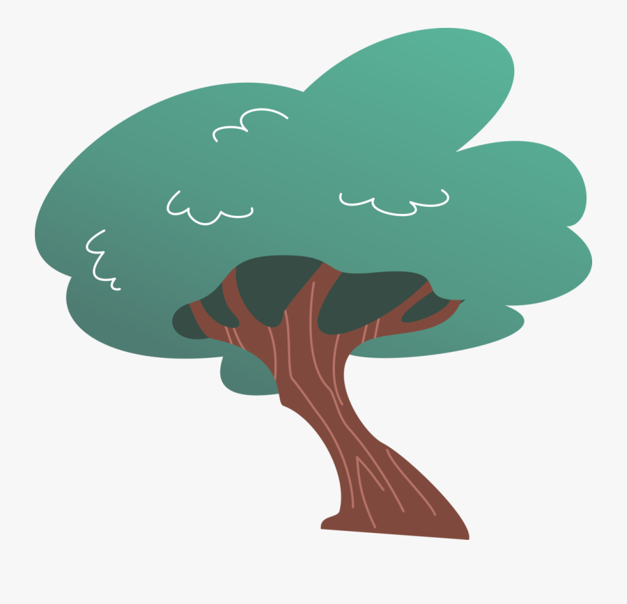 Hiding Behind A Tree Clipart Free Download - Transparent Background Tree Vector Png, Transparent Clipart