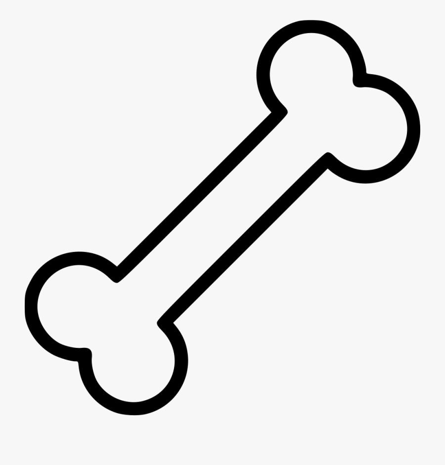 Dog Bones Clipart - Bone Clipart Black And White, Transparent Clipart