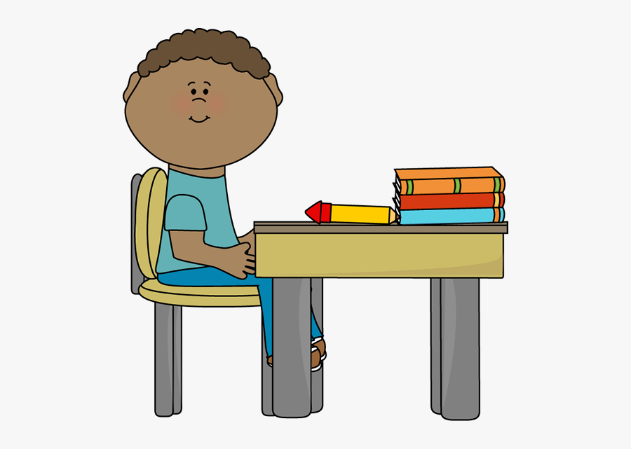 Sit At Desk Clipart, Transparent Clipart