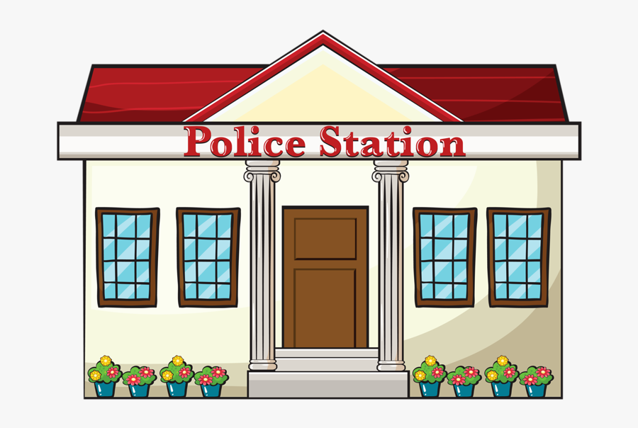 Transparent Police Clip Art - Clip Art Of Police Station, Transparent Clipart