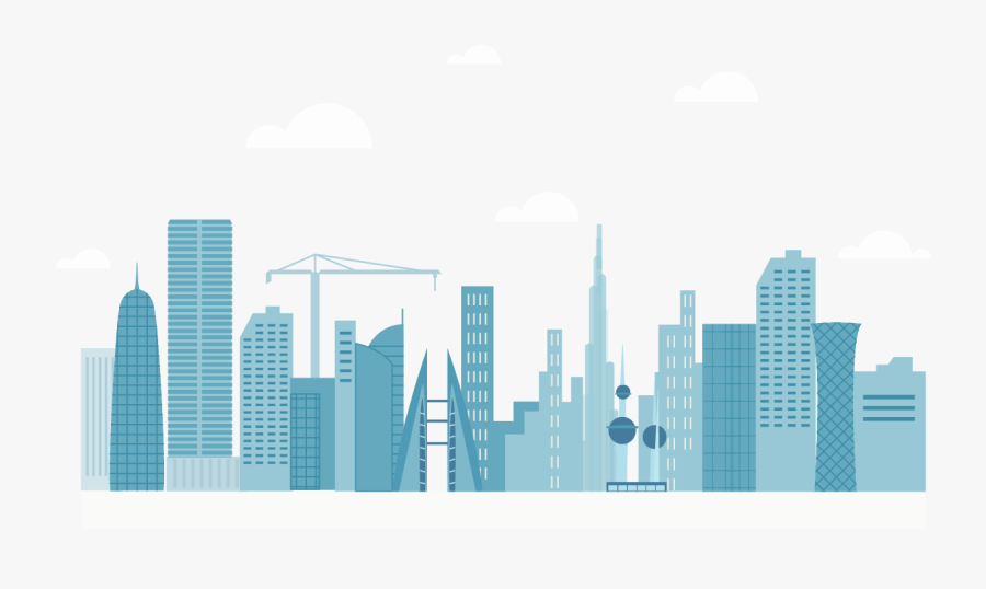 Commercial Building, Transparent Clipart