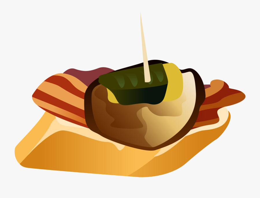 Restaurant Clipart Hamburger - Fast Food, Transparent Clipart