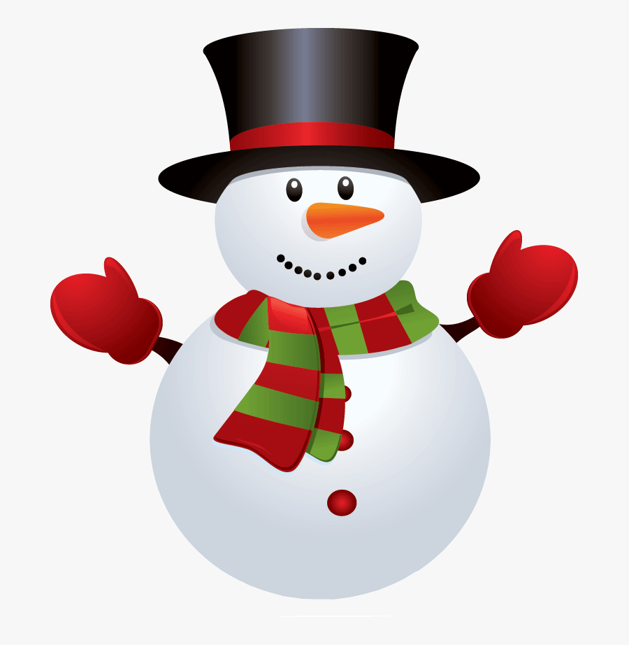Christmas Snowman Clip Art - Snowman Transparent Background, Transparent Clipart